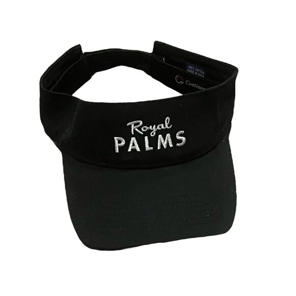 Continental Royal Palms Black & White Visor Hat - Picture 1 of 8